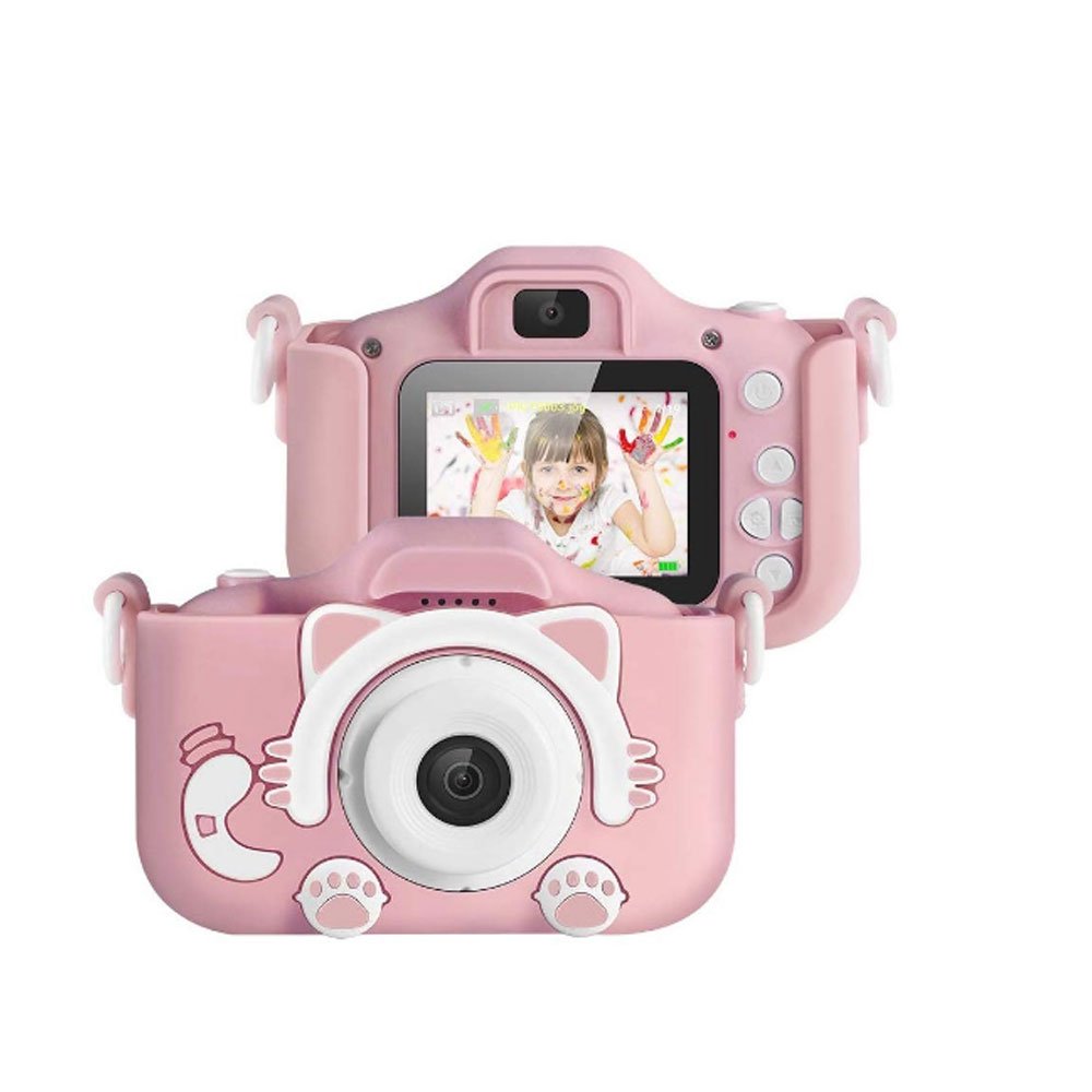 Children's Digital Camera 2.0 Inch Fun Camera with Protective Case Mini Toy Camera for Kids