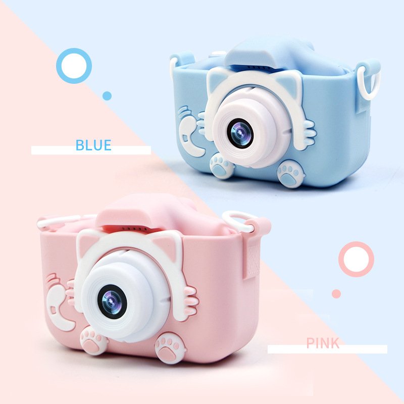 Children's Digital Camera 2.0 Inch Fun Camera with Protective Case Mini Toy Camera for Kids