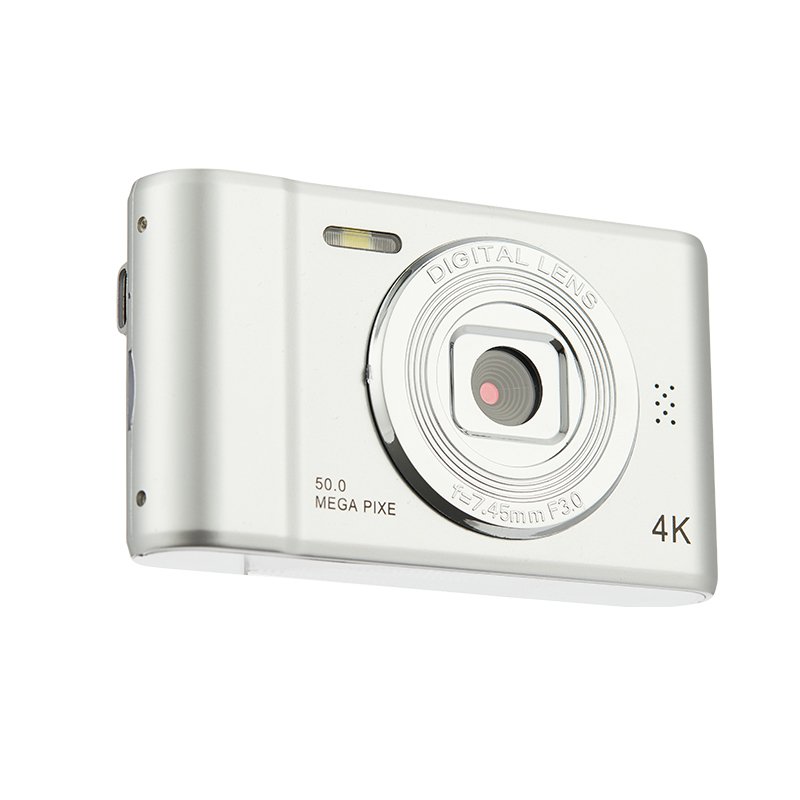 Entry-Level Kids Campus Selfie Mini Retro Cam 4K Digital Camera 2.4inch Screen 50 Megapixels HD Photography Travel Selfie Camara
