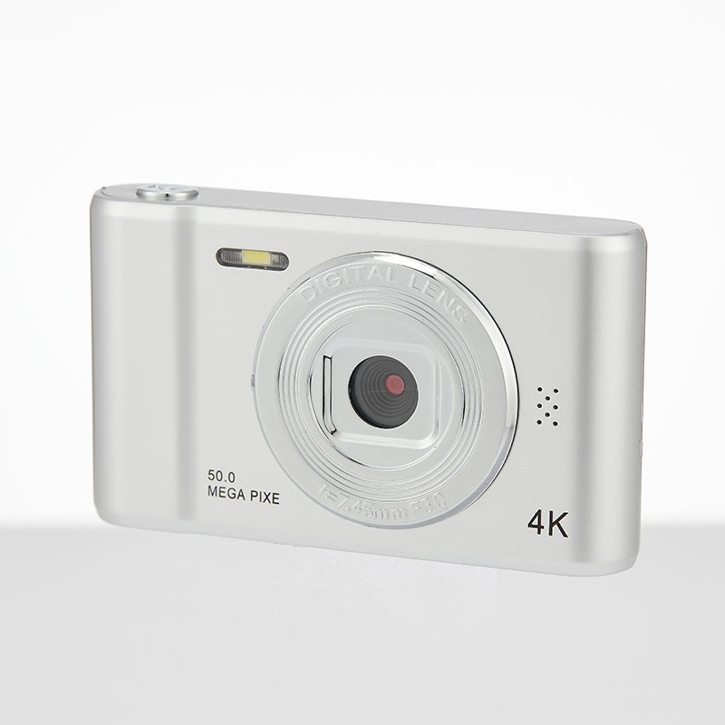 Entry-Level Kids Campus Selfie Mini Retro Cam 4K Digital Camera 2.4inch Screen 50 Megapixels HD Photography Travel Selfie Camara
