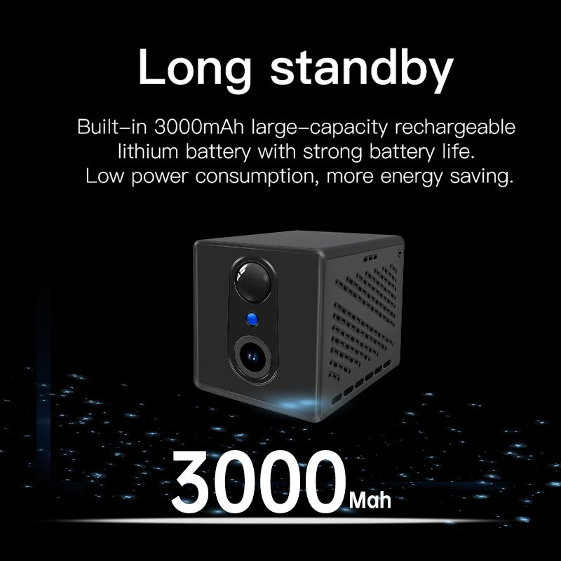 Rscamtom High Quality Wireless 4G Network Camera Night Vision Mini PIR Detection Two Way Talk 3000mAh Battery Cloud Storage