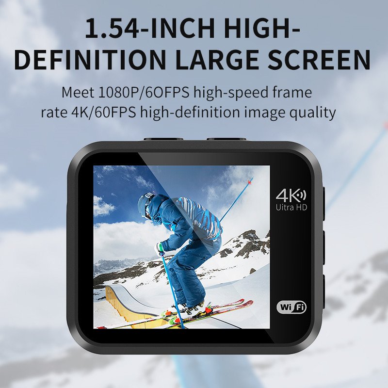 4k Waterproof Camera Underwater Mini Camera Full HD 1080P Action & Sports Camera