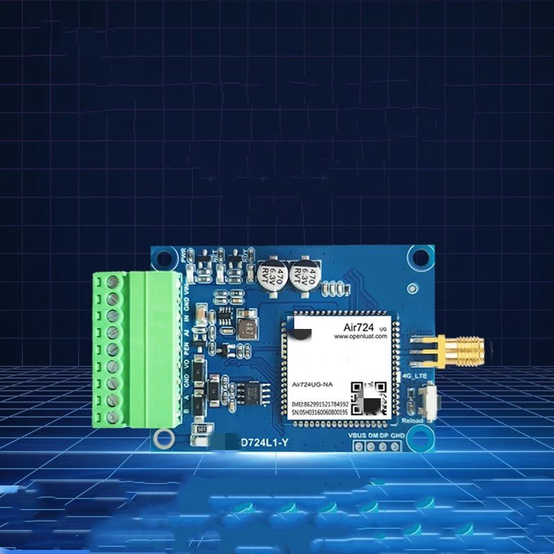 4G low-power DTU module 4gdtu data transparent transmission Digital analog input SD card cache RS485