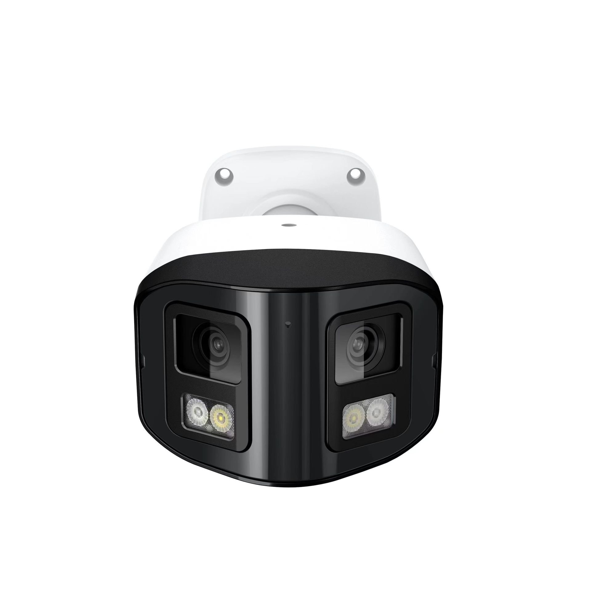 POE 4MP 8MP Dual lens IP CCTV Camera Waterproof IR Colorful Night Vision Human Outdoor Security Camera with Mic
