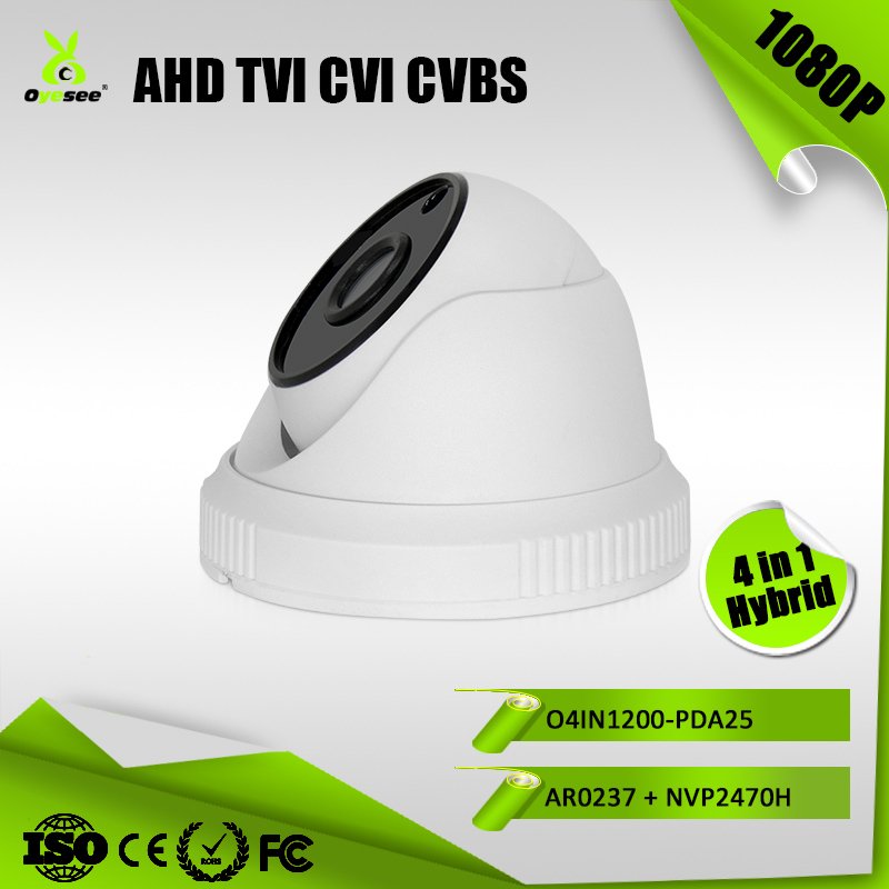 2.0megapixel 1080P AHD TVI CVI CVBS Hybrid 4 in 1 low cost dvr cp plus colin cctv camera
