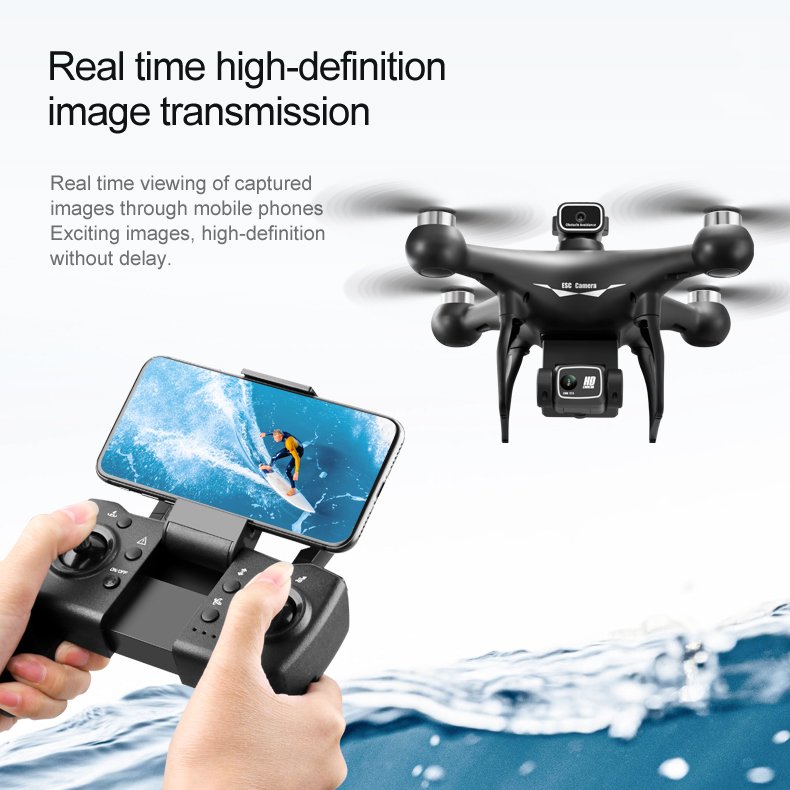 Professional Portable FPV Mini Drones 4K HD Dual Camera Foldable Quadcopter Helicopter with Obstacle Avoidance Remote Control