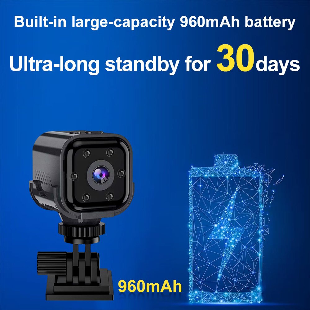 AS03 Mini Wifi camera 2 million HD night vision remote control infrared monitoring security Mini camera Wireless 1080p camera