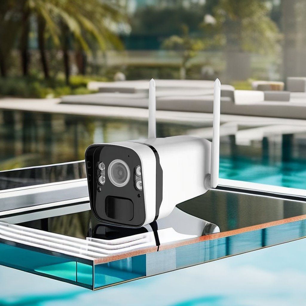Home Security 8 Channel 4MP Wireless Cctv Camera System Wifi Nvr Kit Ip Security Solar Camera