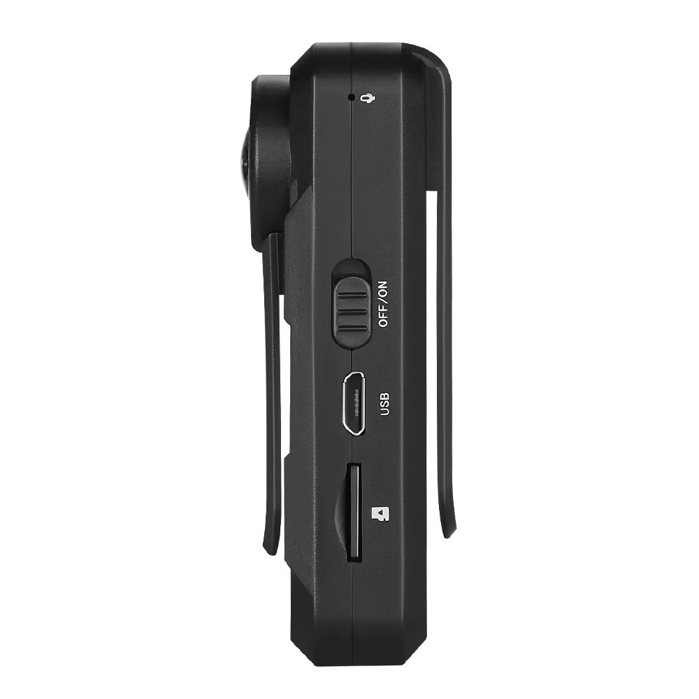 BOBLOV W1 1080P+ Mini Camera Body Mounted Worn Camera Loop Recording Time Stamps