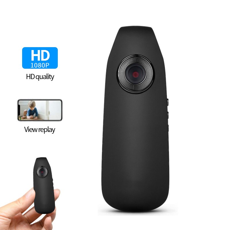 Portable Back Clip Full HD Camera 1080P with Motion Detection Loop Recording Pocket Video Camera