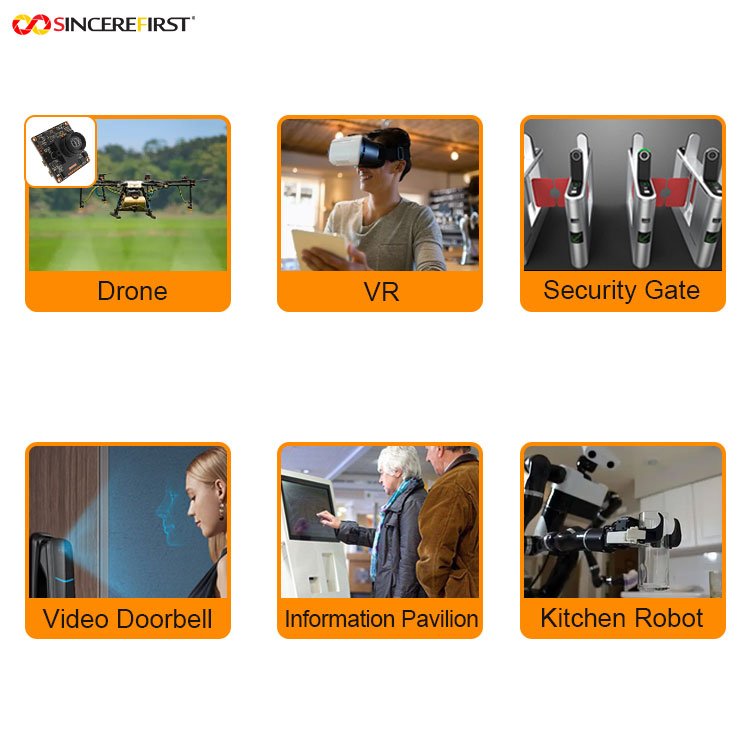 Sincere First New Design USB3.0 Color High Speed Wide Angle 8MP IMX317 Sony Cmos USB Camera Module For Robert