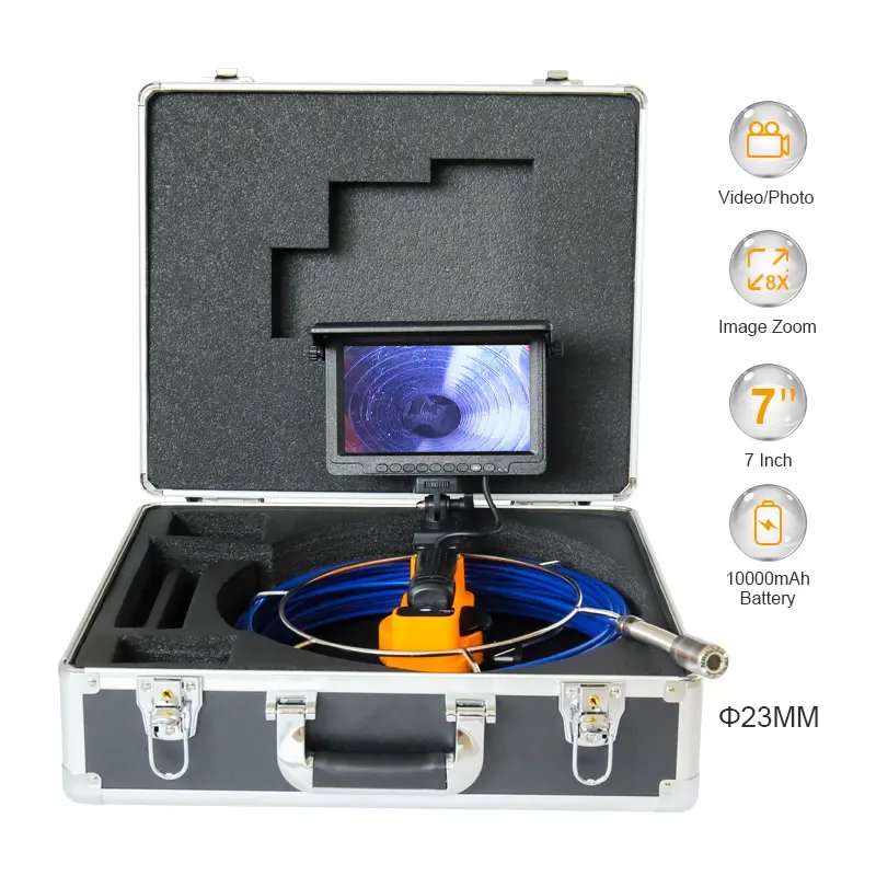 Wopson 2023 New Arrival 23MM Handheld Design Analog Camera Drain Pipeline Inspection Camera for Septic Tank
