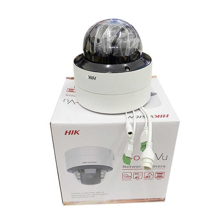Hik Motorized Varifocal Dome PTRZ Camera DS-2CD2747G2H-LIPTRZS 4MP Face Capture Full Color Night Vision IP Camera