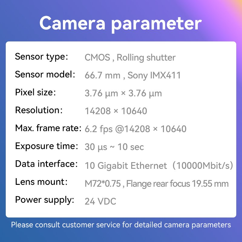 HIKROBOT Camera Industry MV-CH1510-10FC-M72-TF Industrial Area Scan Camera Camera Industry