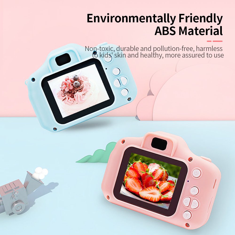 2 inch Screen HD Cartoon Mini SLR Camera Cute Toy children baby gifts birthday digital kids camera For Christmas Gifts