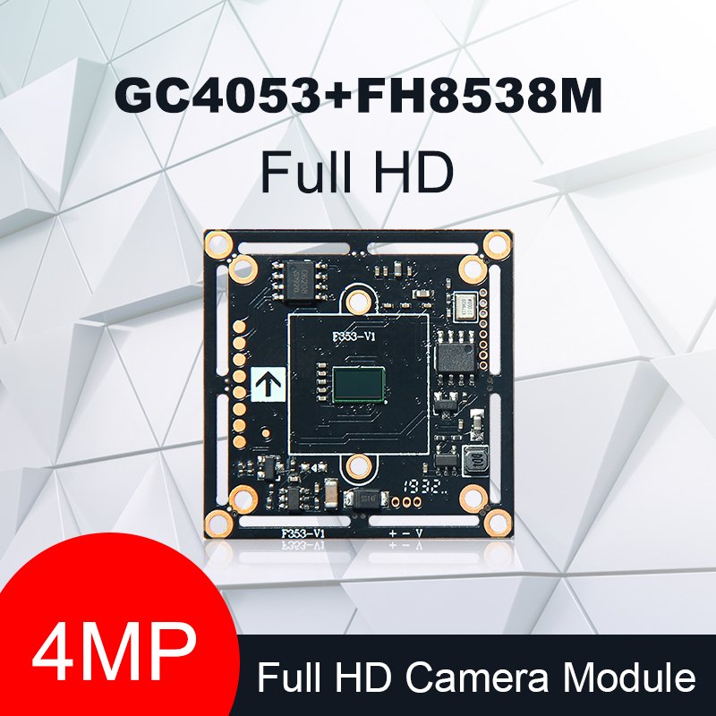 GC4053+FH8538M 4MP Analog HD camera PCB board F353-V1 1/2.9" CMOS CCTV Security Camera Module Factory Direct Supply