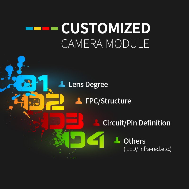 customized embaded OV5645 AF FF YUV with LED Flash 5MP Pixel Sensor 2k 1080p MIPI usb dvp Camera Module