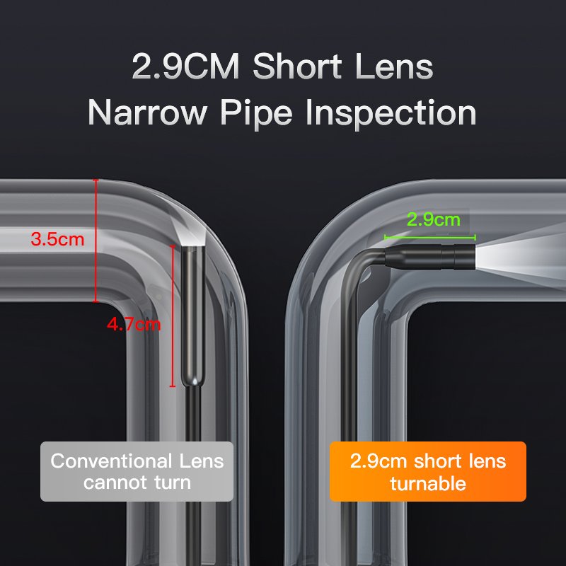 G30-M 4.3inch HD LCD Video Inspection Camera Single Lens Digital Borescope 5m 8MM Industrial Endoscope with Handheld