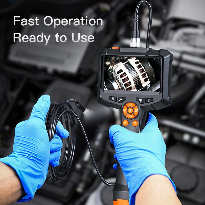 G30-M 4.3inch HD LCD Video Inspection Camera Single Lens Digital Borescope 5m 8MM Industrial Endoscope with Handheld