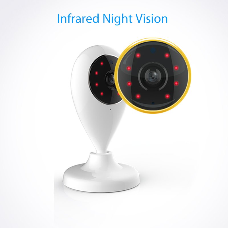 Factory sell alexa echo compatible smart home security indoor 720P hd mini wifi tuya ip network camera