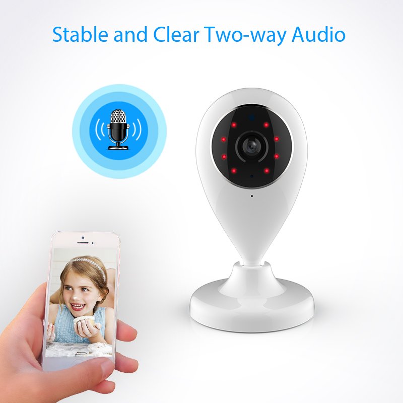Factory sell alexa echo compatible smart home security indoor 720P hd mini wifi tuya ip network camera