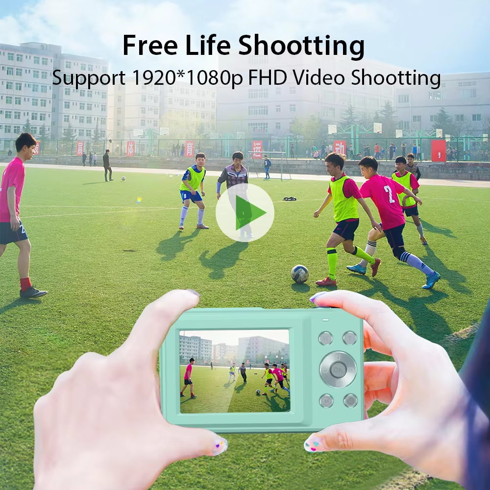 kids 4k mini cameras digital for Children Camcorder with 16x Zoom Compact Cameras 1080P 44MP cameras for photography