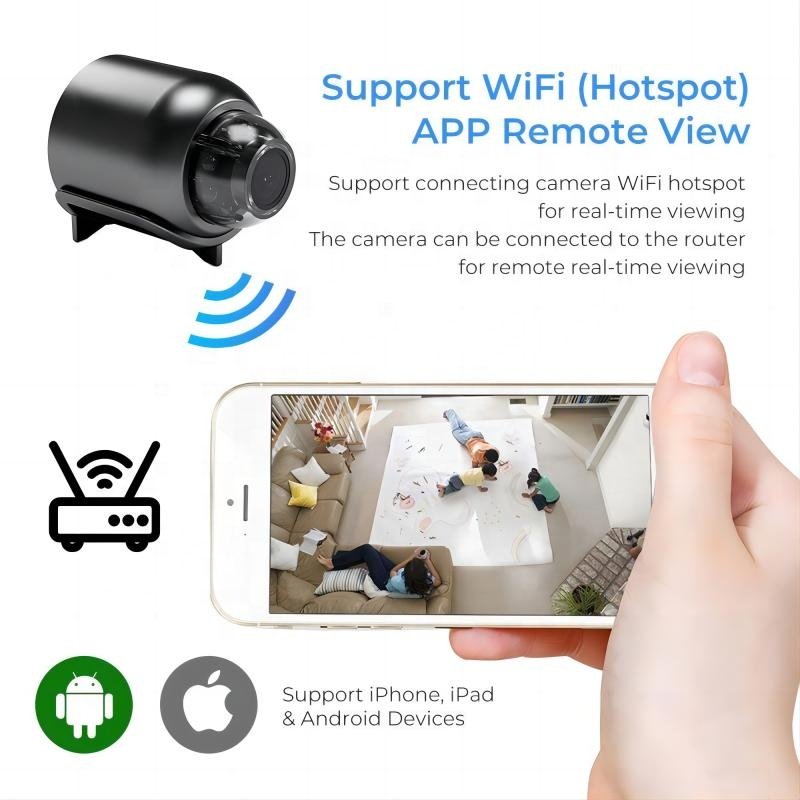 X5 1080P HD Portable Mini Camera Wireless CCTV Security Small IP Camera Pen Video Recorder Smart Home Wifi Mini Camera