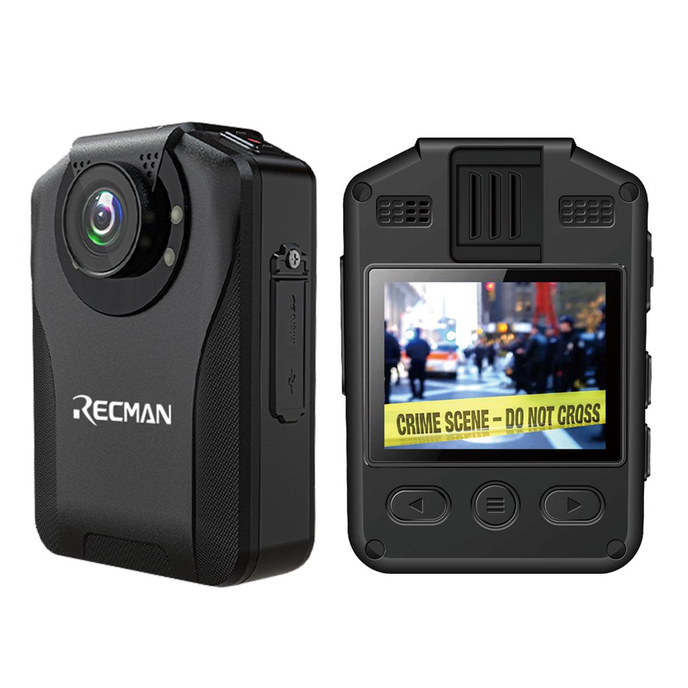 HD 1296P Portable Body Camera with Night Vision for Cop Law enforcement Use Mini Camera Body IP67 Waterproof Body Worn Camera