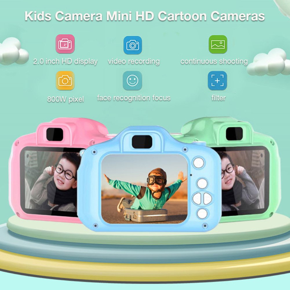 Kids Camera Mini HD Screen 1080P Projection Video Camera Toys Children Baby Gifts Birthday Digital Children Camera
