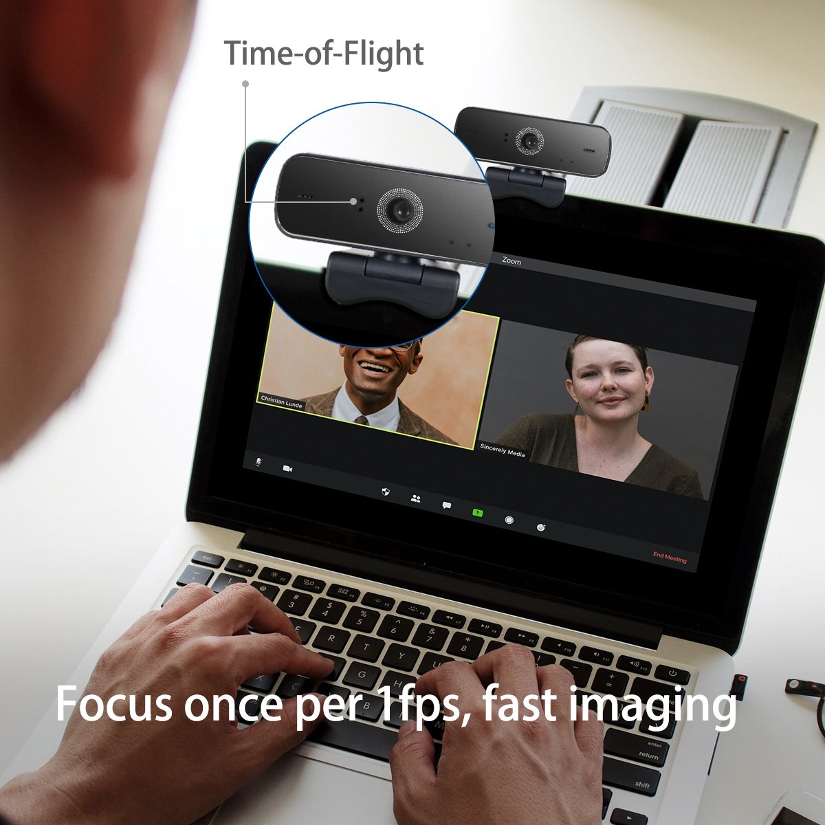 Hampo TOF 1080P High-definition Video network camera With Built-in Microphone USB Driver Free Webcam For Video Conferencing