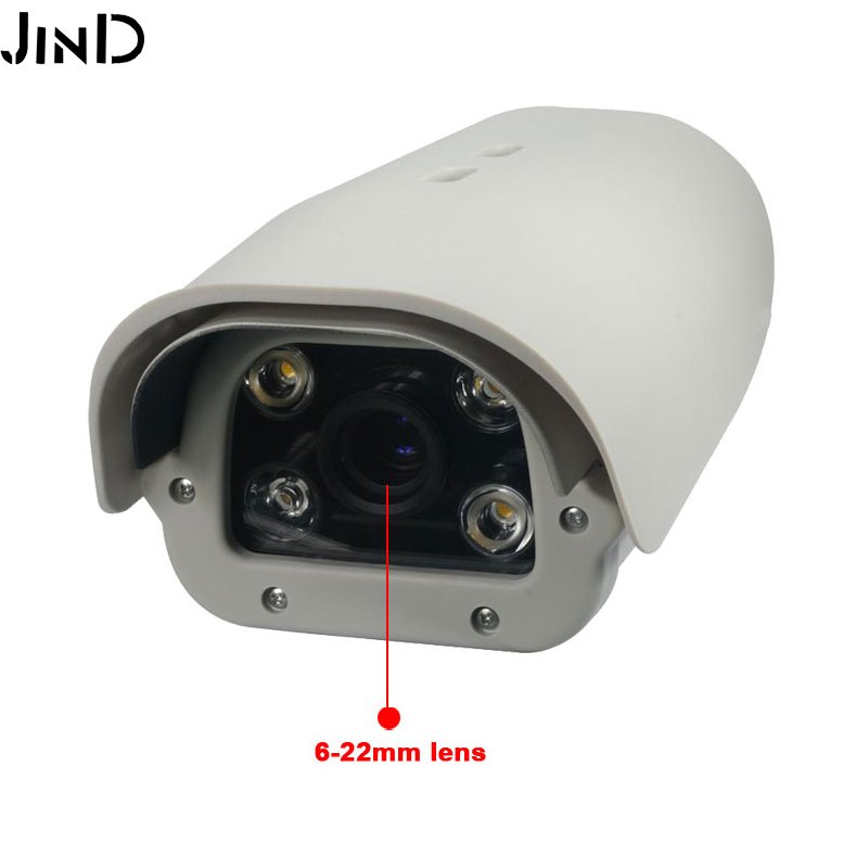 anpr vehicle analog camera price with video lens 3MP 6-22mm and white light IR led (JD-CPL8108)
