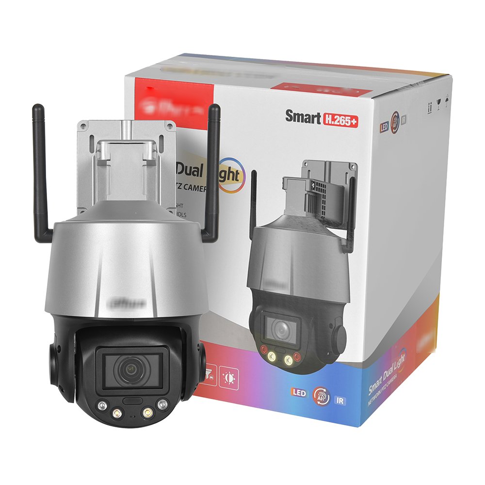 Dahua SD3C405DB-GNY-AW-PV 4MP 2.7 mm-13.5 mm Motorized zoom Lens SMD Smart Dual Light built-in MIC &SPK WizSense WiFi PTZ camera