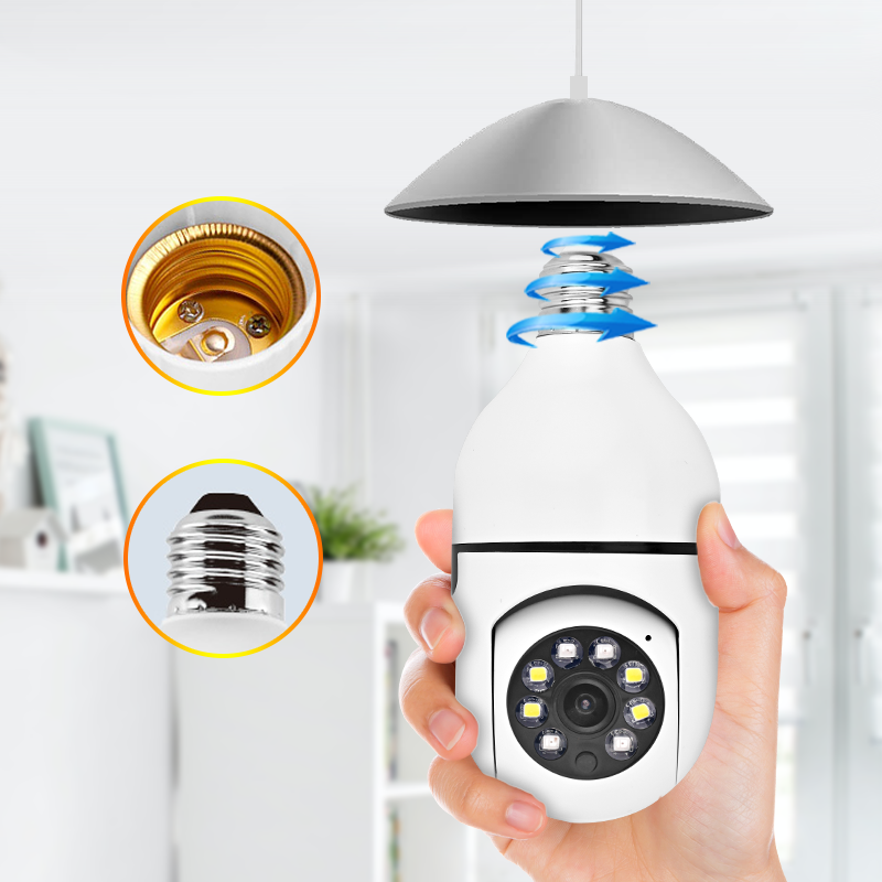 Detection Auto tracking 360 degree 1080p wifi ip camera smart home wireless security camera