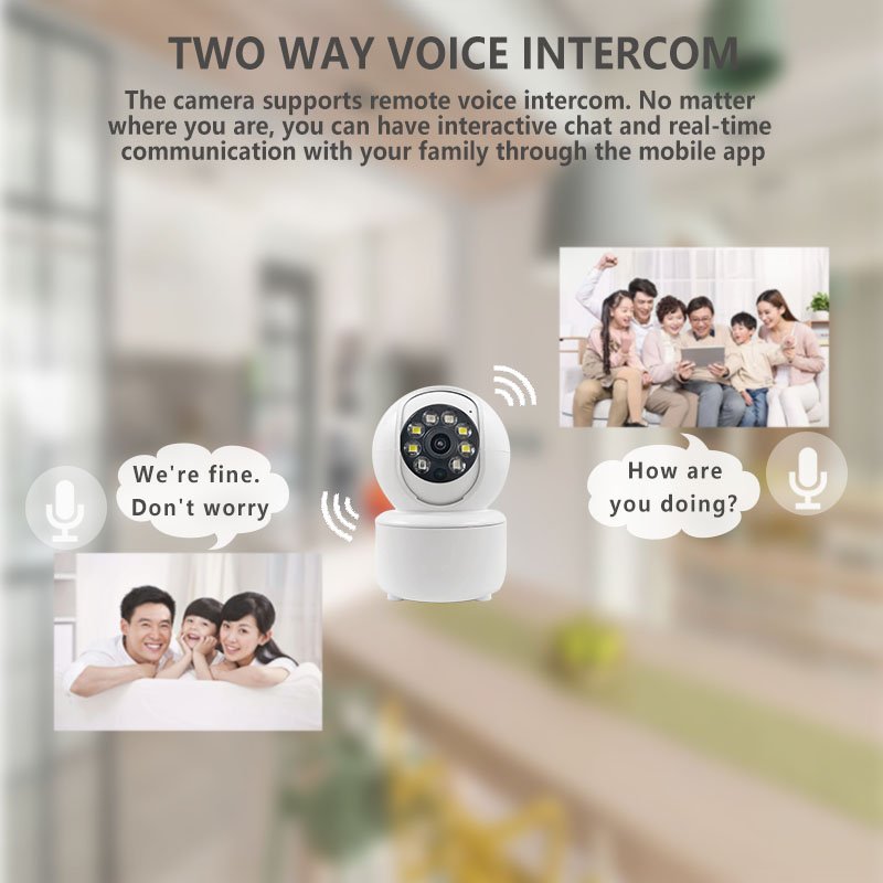 ICSEE 1080P 2MP 4MP Indoor Wireless PTZ Camera with Dual Light Night Vision Audio Video Recording Home Security Network Camera