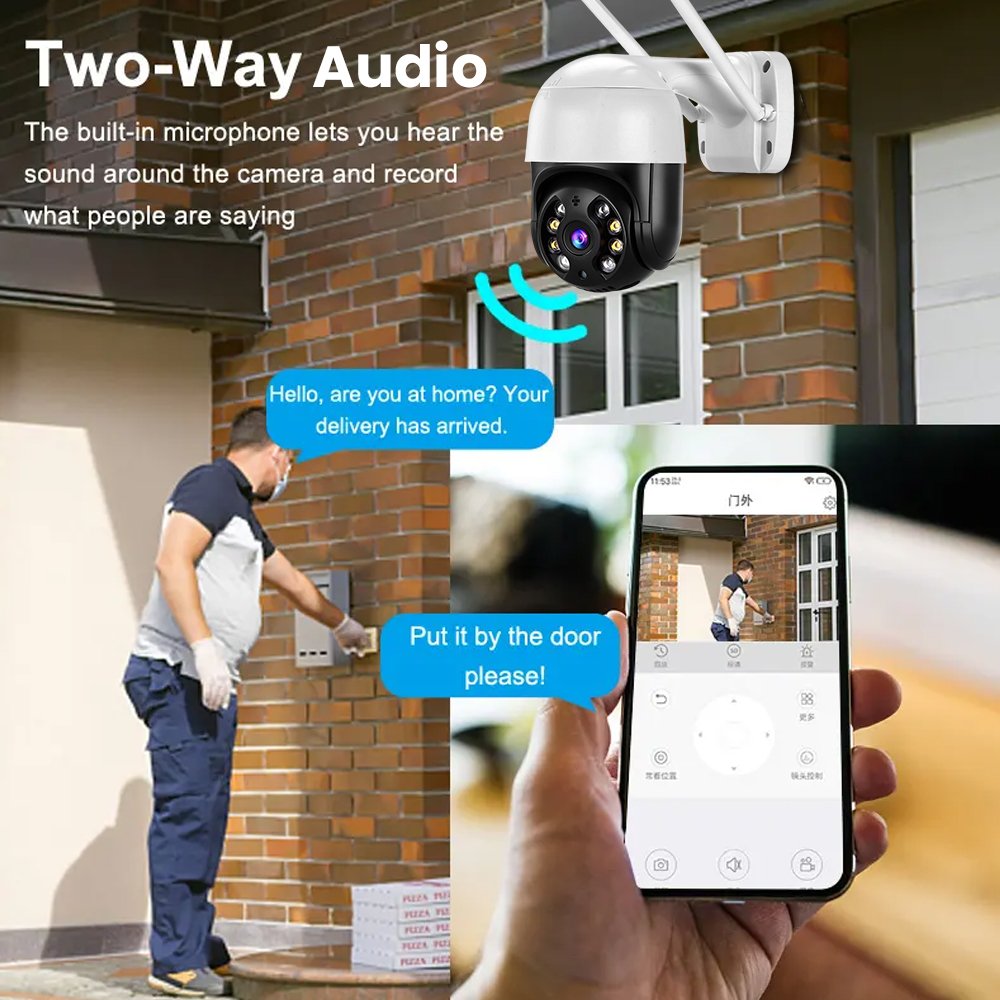 1080P Haishamao Wireless HD Night Vision Network Camera 2MP for Security WIFI Outdoor IP Network Camera with Night Vision