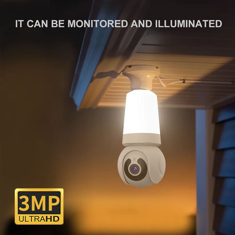 E27 light bulb security camera 360 degree Mini CCTV Camera HD Home Security Wifi Monitor Network Camera