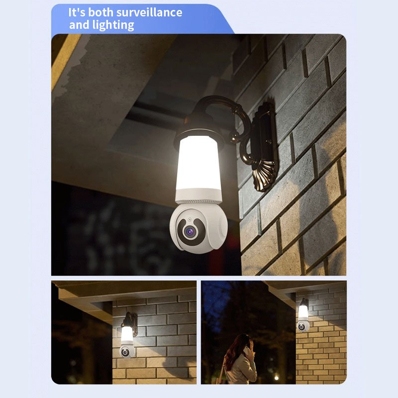 E27 light bulb security camera 360 degree Mini CCTV Camera HD Home Security Wifi Monitor Network Camera