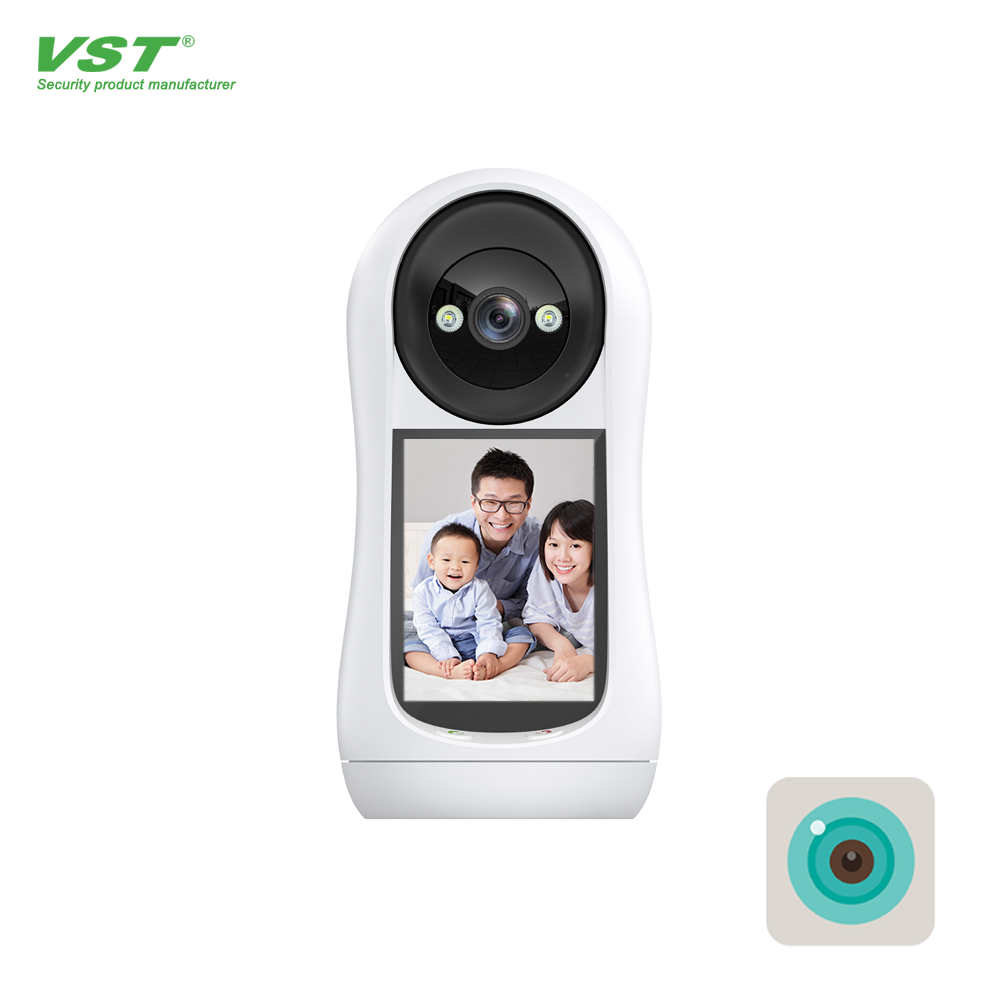 ICSEE 2MP Smart Cloud IP Indoor/Outdoor Camera CMOS Sensor Video Network Visualization Screen Built-in Mic SD Card Two-Way Audio