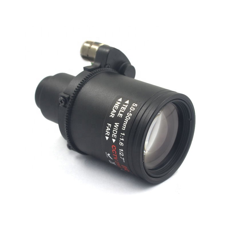 2Megapixel 5-50mm Motorized Lenses D14 Mount View About 100m OEM ODM Video Digital Network CCTV Camera Lens