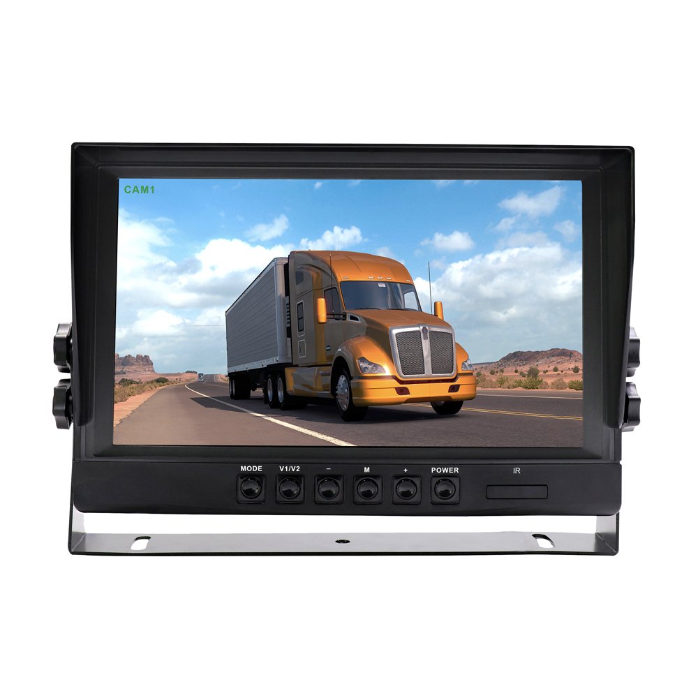 4 CH Quad 9 Bus Reverse Monitor Support 4 CVBS Analog Cameras