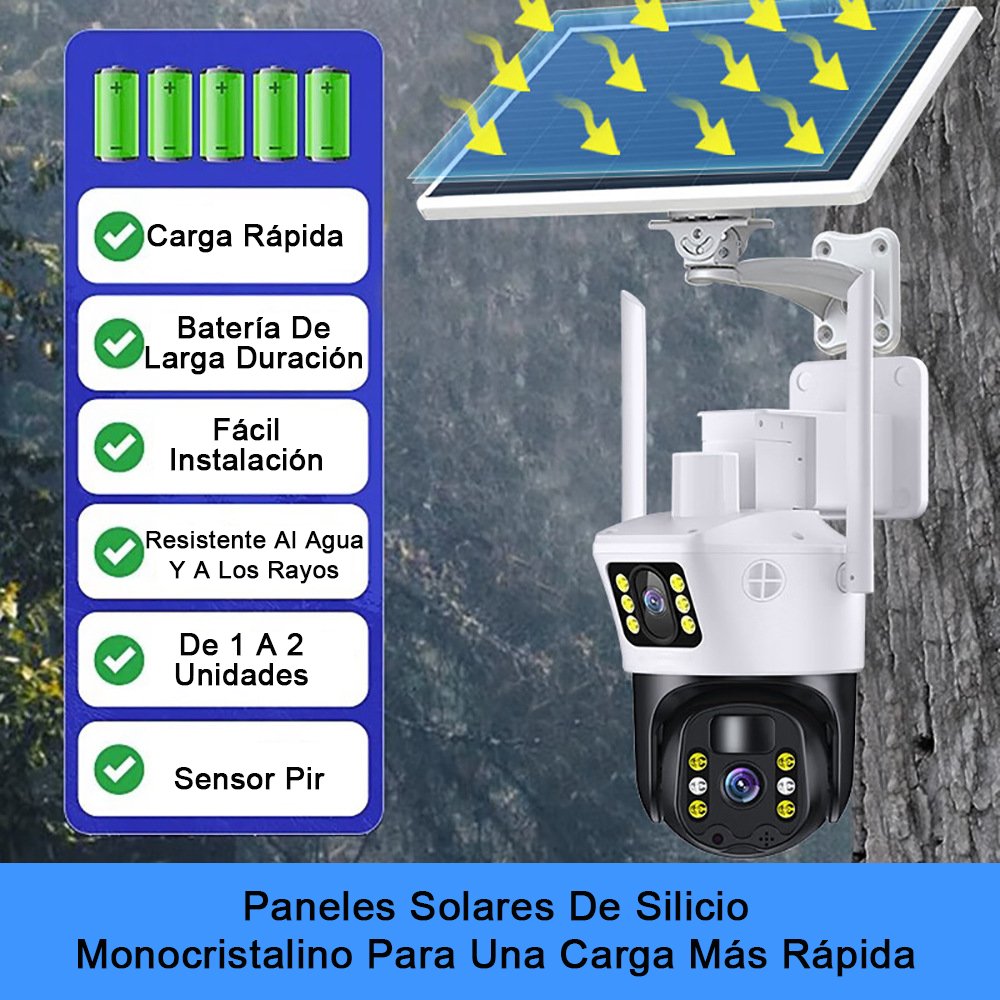 Solar 4k 8mp Security Camera System Wireless Wifi Outdoor Wireless Home Security Camera System