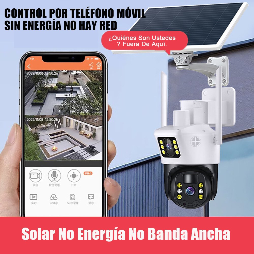 Solar 4k 8mp Security Camera System Wireless Wifi Outdoor Wireless Home Security Camera System