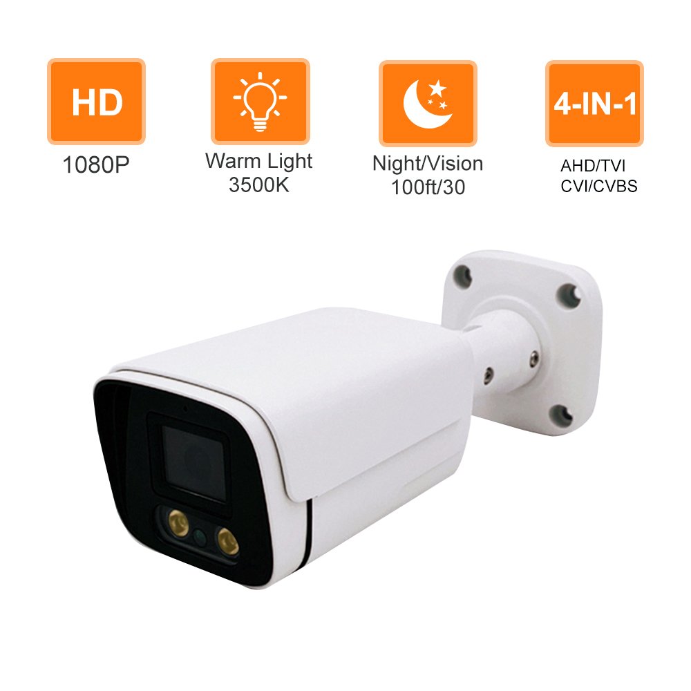 GSA 2MP Colorful Night Vision Security Camera CCTV AHD indoor Video Surveillance Camera Analog Sensor Camera