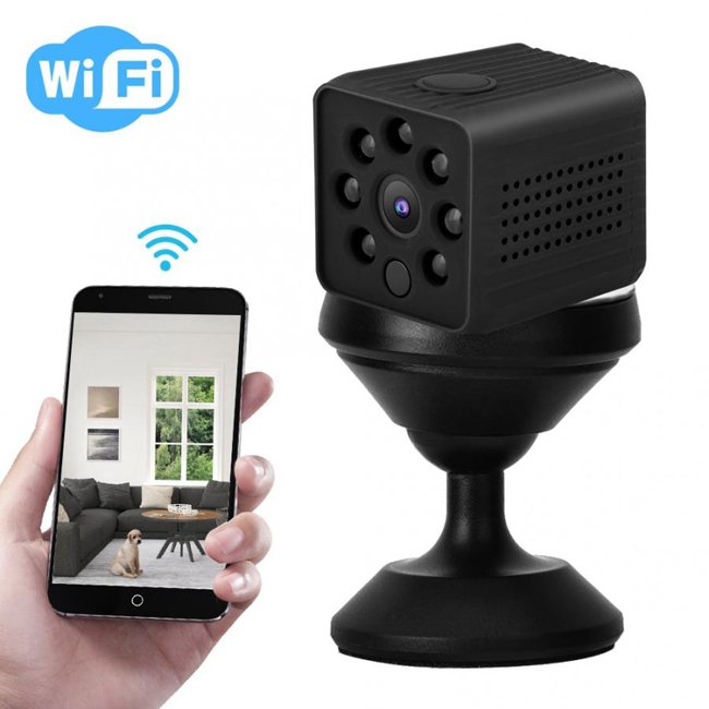 WiFi Full HD 1080P Mini Camera Wireless Indoor Home Small Cam Security Cameras Nanny Cam with Motion Detection Night Vision