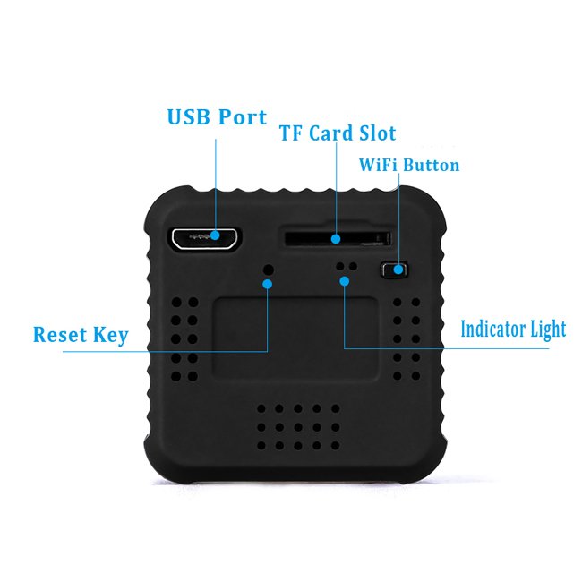 WiFi Full HD 1080P Mini Camera Wireless Indoor Home Small Cam Security Cameras Nanny Cam with Motion Detection Night Vision