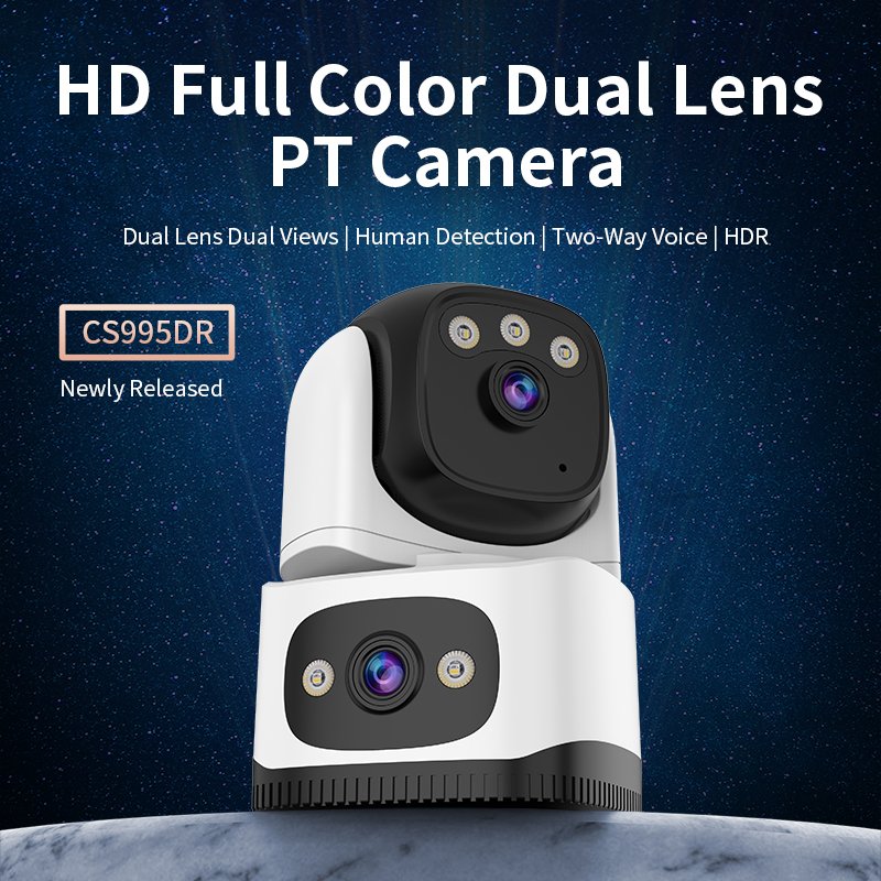 Wholesale Smart Home Mini CCTV Camera with 4MP+Wireless Video Two-Way Night Vision CMOS Sensor NVR Storage Indoor Cloud SD Card