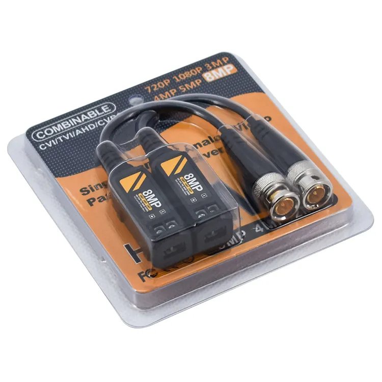 best selling cctv accessories ahd hdcvi tvi cvbs 1080p 3mp 4mp 5mp 8mp video balun for cctv