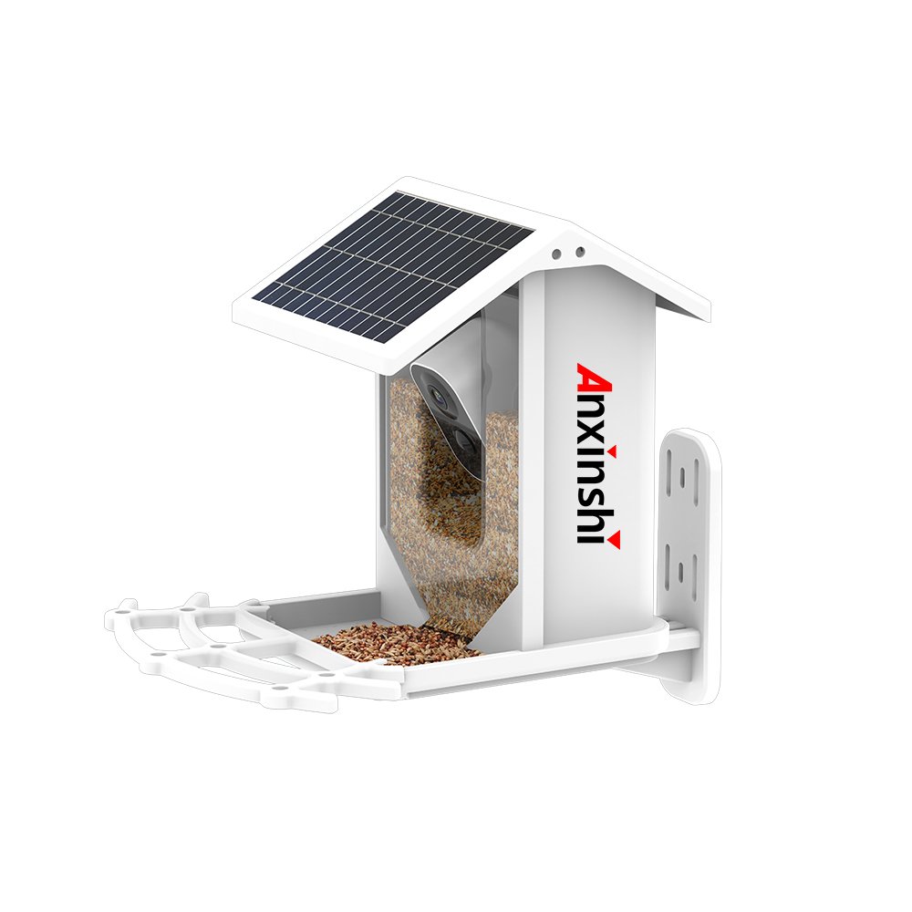 P2P Bird Feeder House IP Camera Solar Battery Camera 2MP Wireless ICSee App IP66