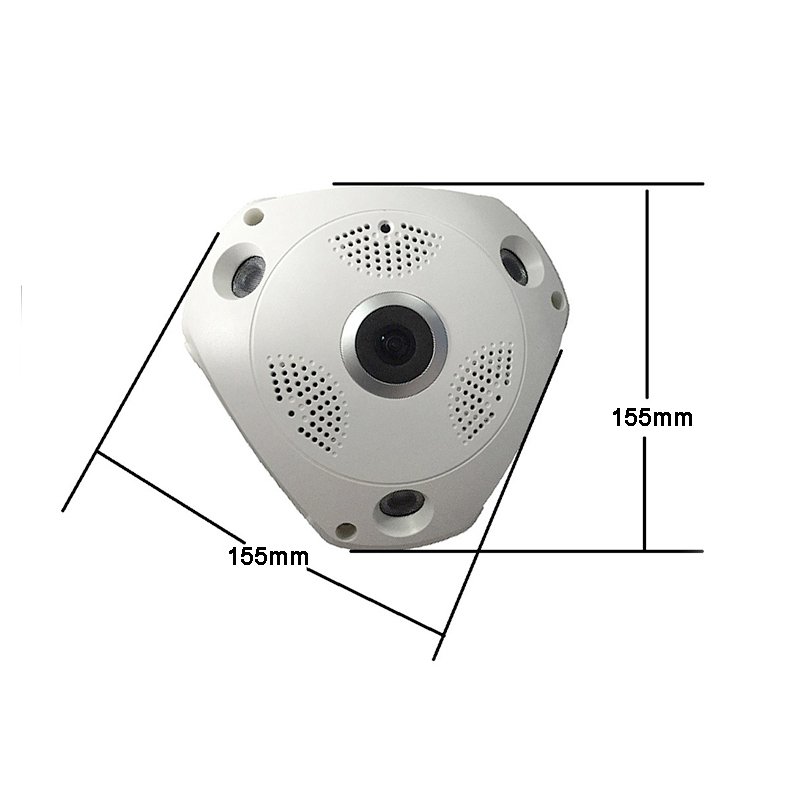 ENSTER 360 Degree Full View 3MP IP Wireless VR CCTV Cameras