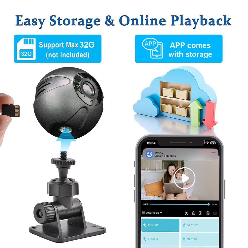Small CCTV Wifi Network Video Mini Camera